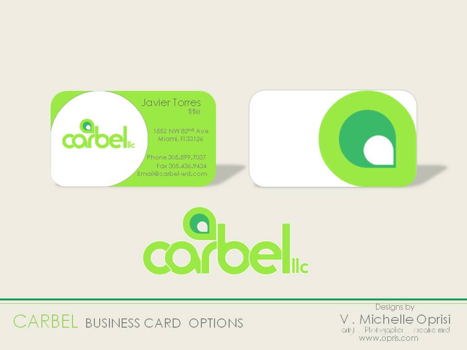 business card design and logo